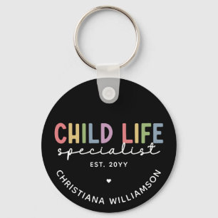 Anpassningsbar Child Life Specialist CCLS Gift Nyckelring