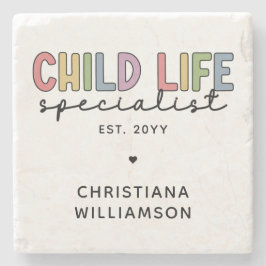 Anpassningsbar Child Life Specialist CCLS Gift Stenunderlägg