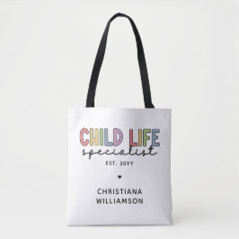 Anpassningsbar Child Life Specialist CCLS Gift Tygkasse