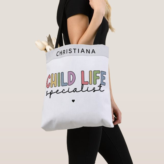 Anpassningsbar Child Life Specialist CCLS Gift Tygkasse (Närbild)