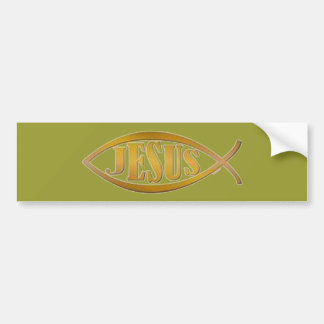 ANPASSNINGSBAR CHRISTIAN BUMPER STICKERS BILDEKAL