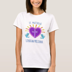 Anpassningsbar Christian Preschool Cute Teacher Ko T Shirt