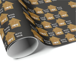 Anpassningsbar Christian Real Gods BLESS DIN HEMMA Presentpapper