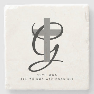 Anpassningsbar Christian religiösa kor pastor tack Stenunderlägg