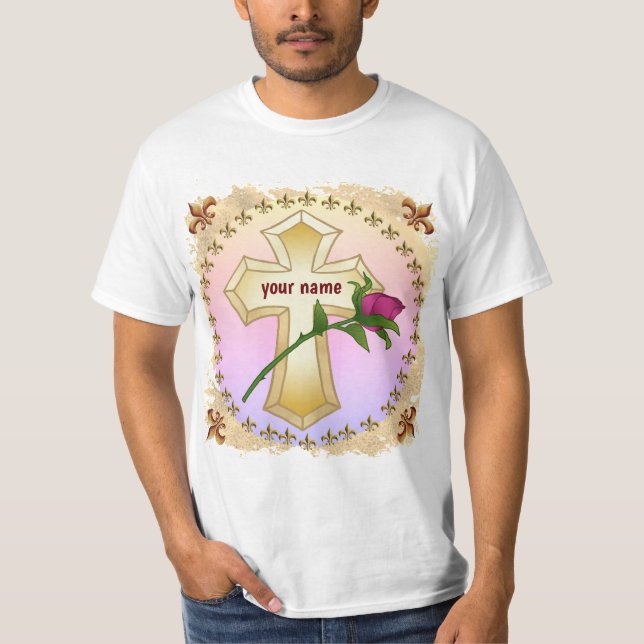 Anpassningsbar Christian Ro Kor t-shirt (Framsida)