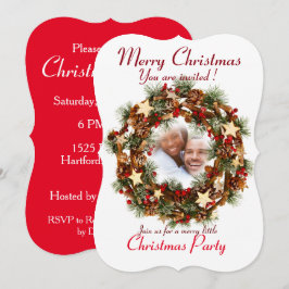 Anpassningsbar CHRISTMAS PARTY INVITATION SEASONS Inbjudningar