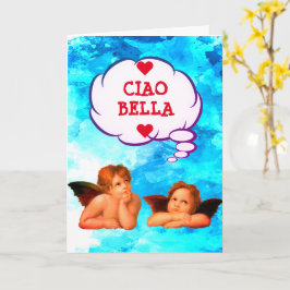Anpassningsbar CIAO BELLA Cherubs Änglar Valentine Kort