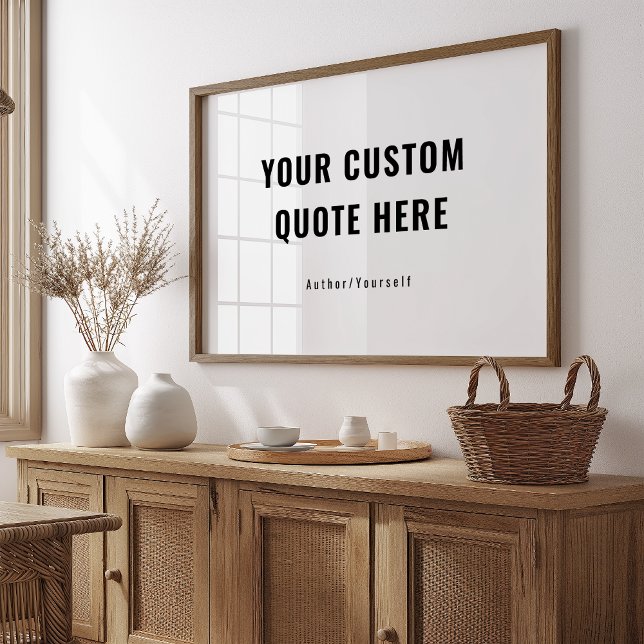 Anpassningsbar citat eller inspirationsgåva poster (Skapare uppladdad)