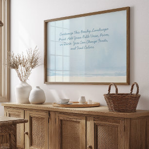 Anpassningsbar Citat Lägg till vattenfärgen för bi Poster