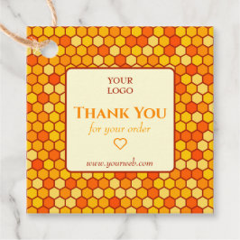 Anpassningsbar Citrus Affärstack för Tack Gåvor Etiketter