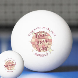 Anpassningsbar City bord tennis klubb Ping Pong Bo Pingisboll