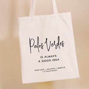 Anpassningsbar City Bra Idea Modern Snyggt Script Tygkasse