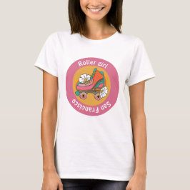 anpassningsbar City rosa  Girly Team klubb T Shirt