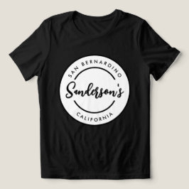 Anpassningsbar City Town Ställe Location Namn Circ T Shirt