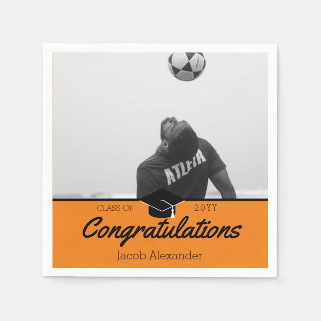 Anpassningsbar Class Photo School Studenten Pappersservett (Framsidan)