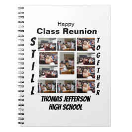 Anpassningsbar Class Reunion 11 Photo Collage Anteckningsbok