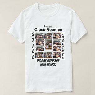 Anpassningsbar Class Reunion 11 Photo Collage T-Sh T Shirt