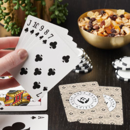 Anpassningsbar Classic Business Logotyp & QR-kod Casinokort