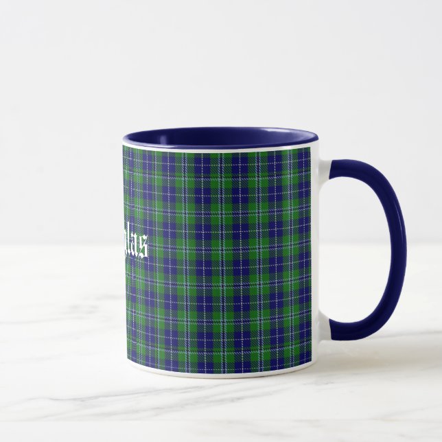 Anpassningsbar Classic Douglas Tartan Plaid Mugg (Höger)