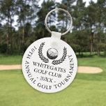 Anpassningsbar Classic Golf Klubb Tournament Nyckelring<br><div class="desc">De här nyckelkedjorna är idealiska för alla golfturneringar i klubb,  med en klassisk krans och golf boll-design. Anpassa till golfturneringen namn,  klubb namn och år. Designad av Thisisnotme©</div>