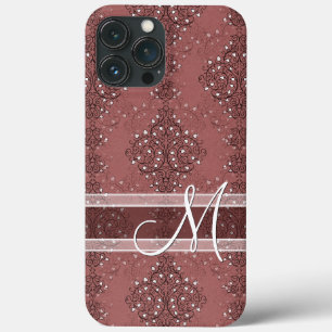 Anpassningsbar Classic Monogram Chic Blommigt Dama