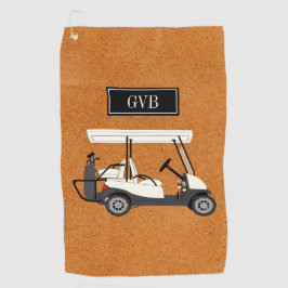 Anpassningsbar Clip-on Golf Towel med Initialer