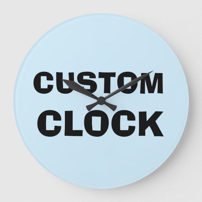 ANPASSNINGSBAR CLOCK STOR KLOCKA (Framsida)