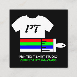 Anpassningsbar Clothing Apparat Store Printing Shi Fyrkantigt Visitkort