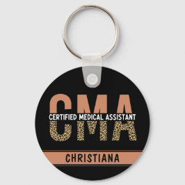 Anpassningsbar CMA Auktoriserad Medical Assistant  Nyckelring