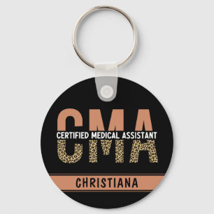 Anpassningsbar CMA Auktoriserad Medical Assistant Nyckelring