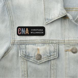 Anpassningsbar CNA Retro Auktoriserad Nursing Assi Namnbricka