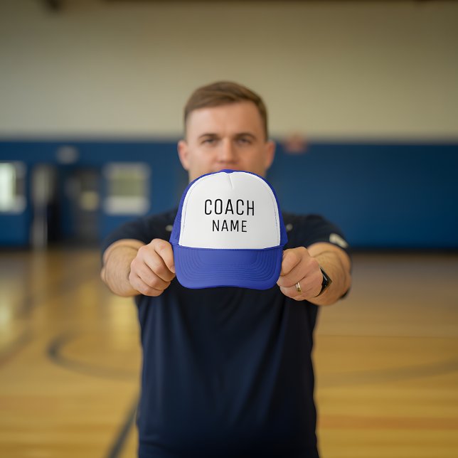 Anpassningsbar Coach Namn Hat Keps (Skapare uppladdad)