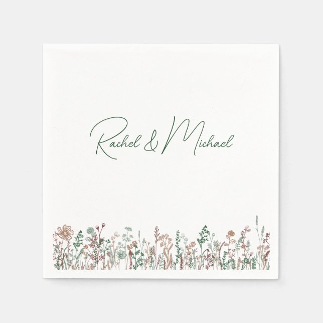 Anpassningsbar Cocktail Napkin Pappersservett (Framsidan)