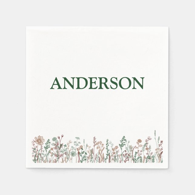 Anpassningsbar Cocktail Napkin Pappersservett (Framsidan)