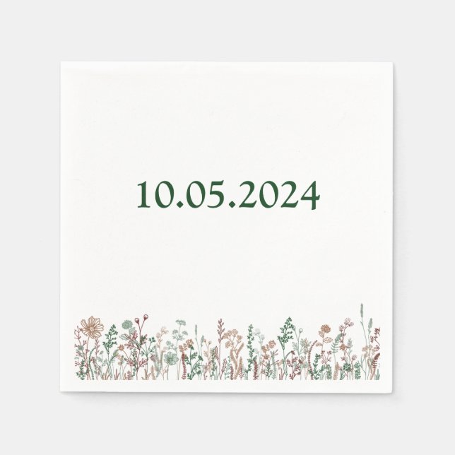 Anpassningsbar Cocktail Napkin Pappersservett (Framsidan)