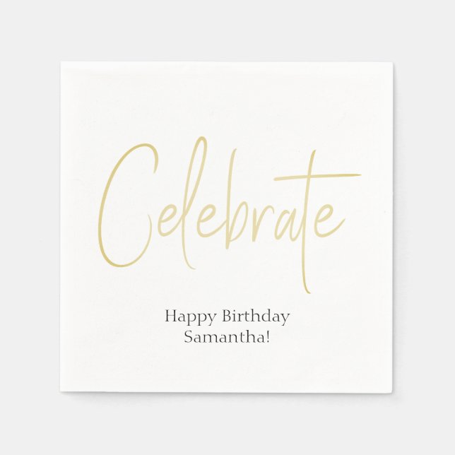 Anpassningsbar Cocktail Napkins Pappersservett (Framsidan)