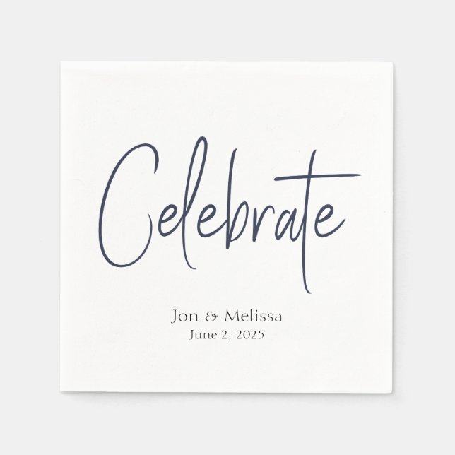 Anpassningsbar Cocktail Napkins Pappersservett (Framsidan)