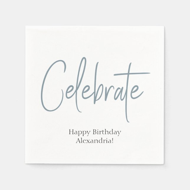 Anpassningsbar Cocktail Napkins Pappersservett (Framsidan)