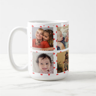 Anpassningsbar Collage Family Kärlek Mugg nr3