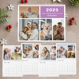 Anpassningsbar Collage Modern Family - 40 Photo 20 Kalender