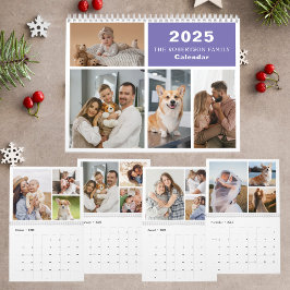 Anpassningsbar Collage Modern Family - 40 Photo 20 Kalender