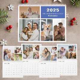 Anpassningsbar Collage Modern Family - 40 Photo 20 Kalender