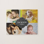 Anpassningsbar Collage Photo namn multi bilder Pussel<br><div class="desc">Skapa en unik och personlig gåva med vår Anpassningsbar Collage Photos Family Namn Multi Bilder Jigszle Puzzle. Med det här anpassadet-pusslet kan du visa omhuldade familjefotografier, skapar dem som en roligt och meningsfull gåva till alla tillfälle. Anpassa det här pusslet genom att ändra alla foton och lägga till familjen namn,...</div>