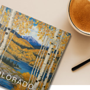 Anpassningsbar Colorado Aspen bergen Kakelplatta