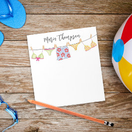 Anpassningsbar Colorful Beach Tropical Summer Anteckningsblock