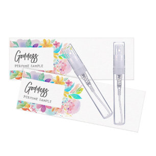 Anpassningsbar Colorful Parfym Tester Mini Visitkort
