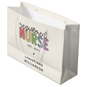 Anpassningsbar Colorful Registered Nurse RN Studen