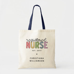 Anpassningsbar Colorful Registered Nurse RN Studen Tygkasse