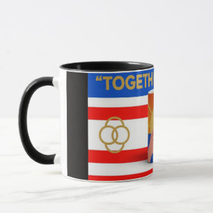 Anpassningsbar Combo Mugg - Färg Rim & Handle Kopp