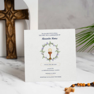 Anpassningsbar Communion Inbjudan - Utandnings- oc